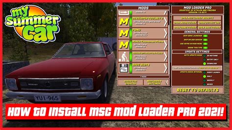 How to Install Mod Loader and Mods on MSC .